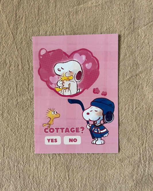 Heated rivalry postcard 1pc